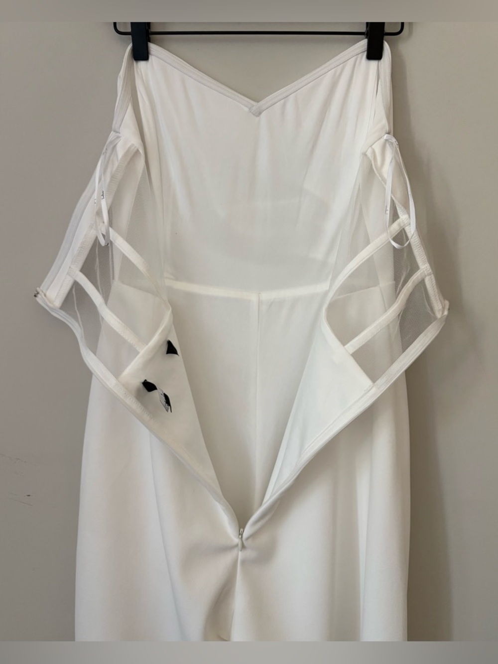 Lulu's White Strapless Sweetheart Wide-Leg Jumpsuit - Picture 8 of 12